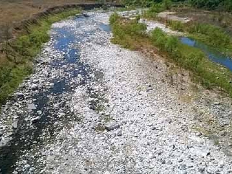 Ríos de región Soconusco casi secos por temporada de estiaje