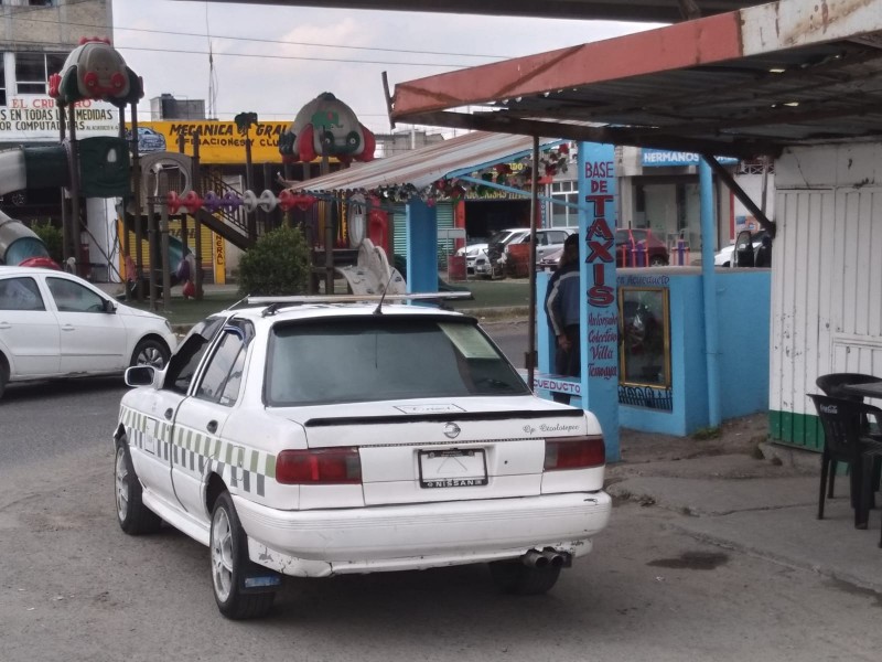 Robo a taxistas se dispara en el municipio de Xonacatlán