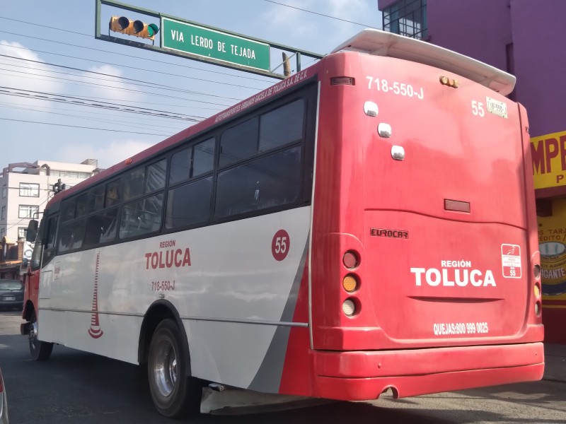 Robo a transporte público registra una baja en edomex