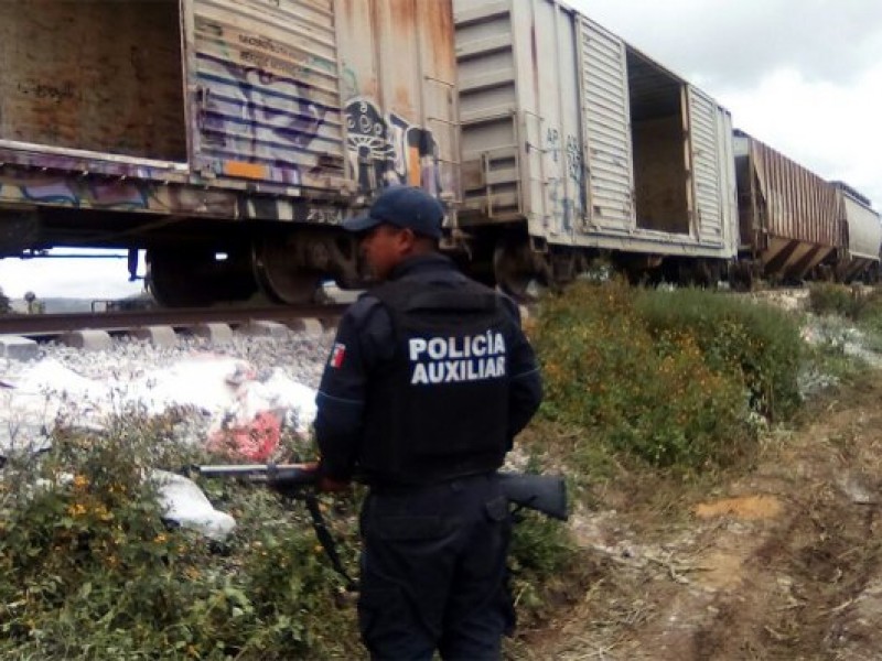 Robo de trigo tras saqueo a tren