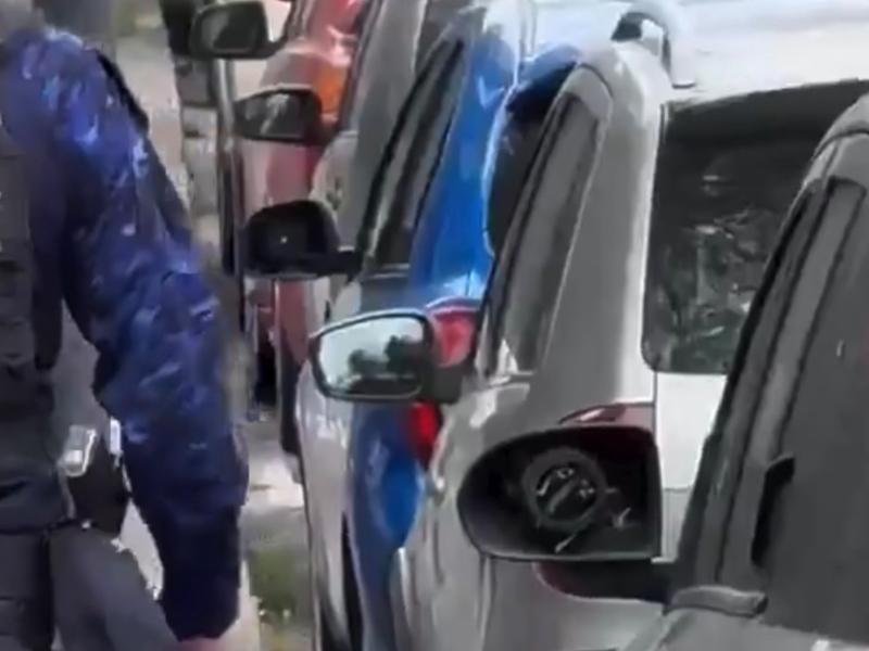 Robo masivo de espejos en pleno centro histórico