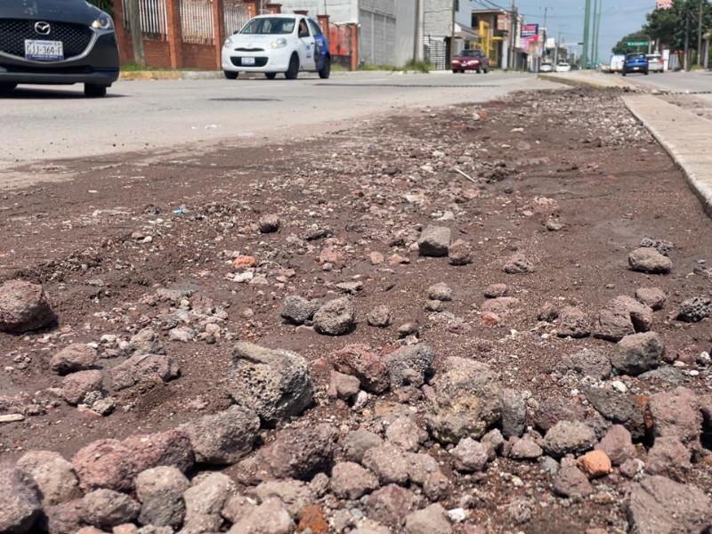 Rocas y lodo llegan hasta la avenida salamanca tras fuertes lluvias