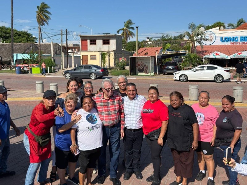 Rocha Moya se compromete a reforzar seguridad en Altata
