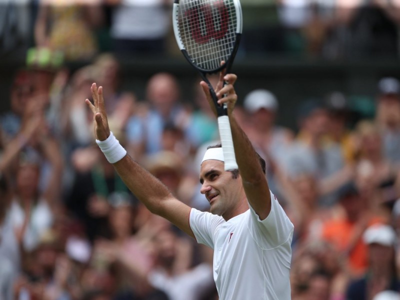 Roger Federer luce imparable