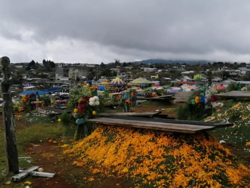 Romerillo Chamula festejan día de muertos