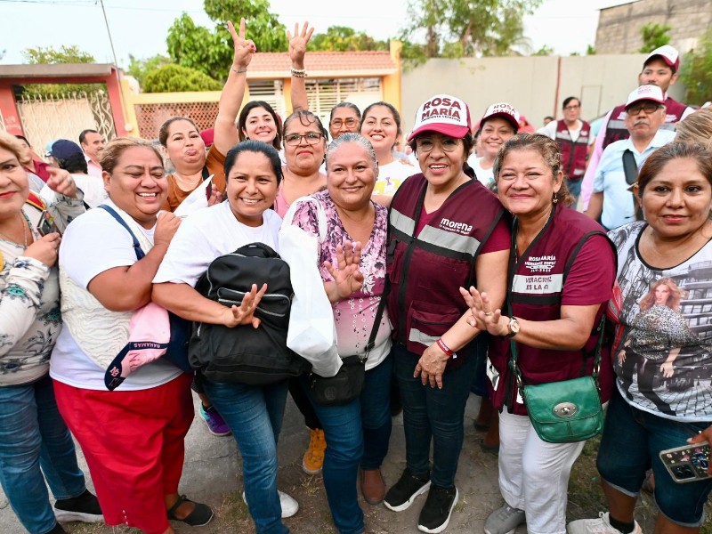 Rosa María tendrá un gobierno transparente y honesto