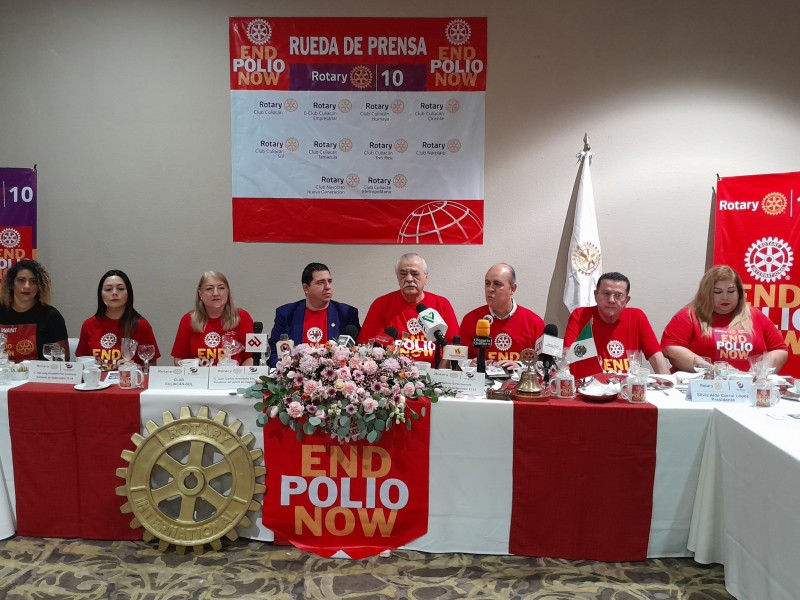 Rotary destaca importancia de la vacunación para erradicar la polio