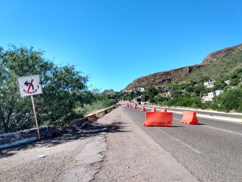 Ruta alterna por obras de pavimentación: extremar precauciones