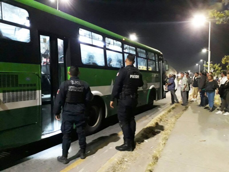 Rutas del transporte público suspenderán servicio por celebración de 