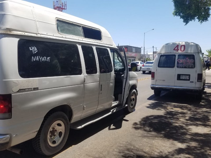 Rutas irregulares de peseras debido al verano