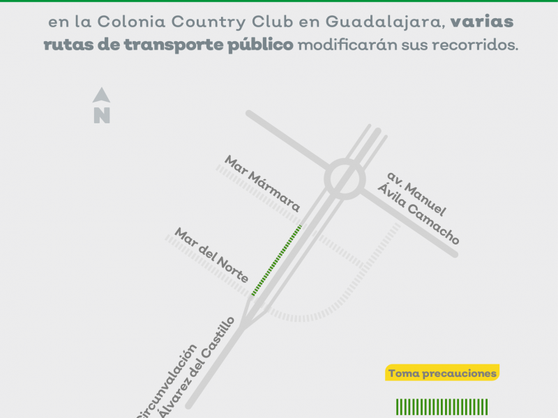 Rutas modifican derrotero por cierre de laterales en avenida Circunvalación