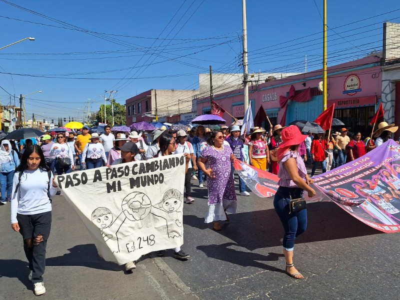 S22 comienza marcha por Día Internacional de la Mujer