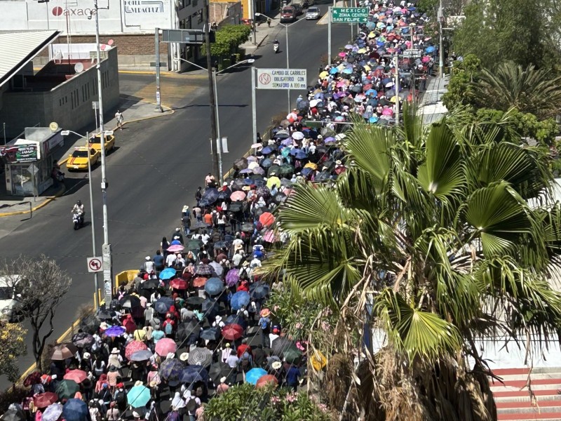 S22 realiza marcha masiva, respaldan nueva dirigencia de DGEPOO