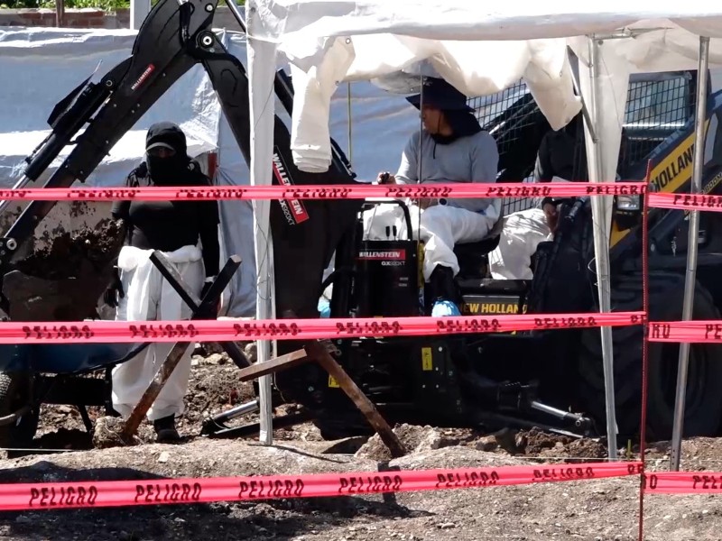 Sabuesos Guerreras respaldan proceso de exhumación y labor de autoridades estatales