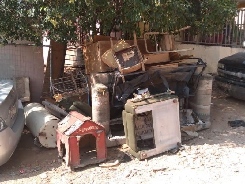 Sacan 70 toneladas de basura en colonias Bellotas y Encinos