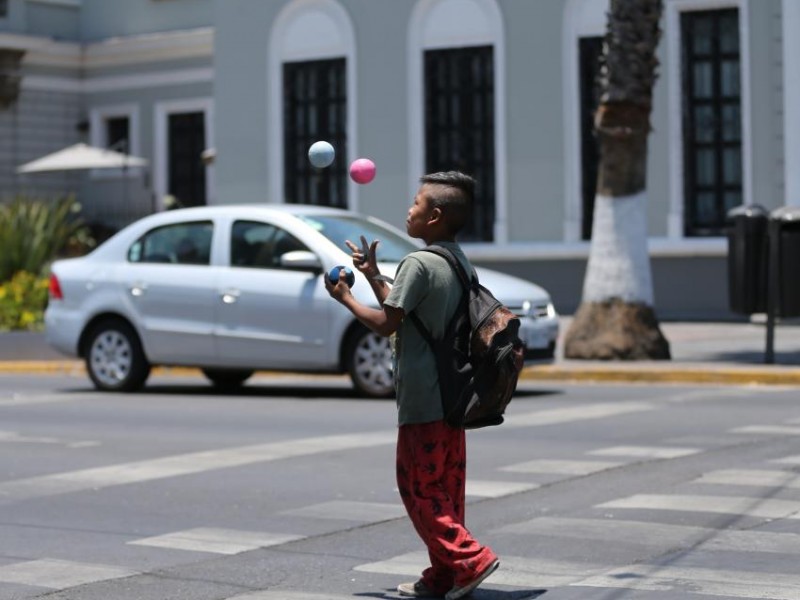 Sacan de las calles a 95 niños