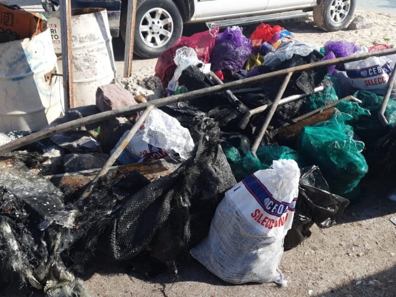 Sacan mas de 1500kg de metales en balandra