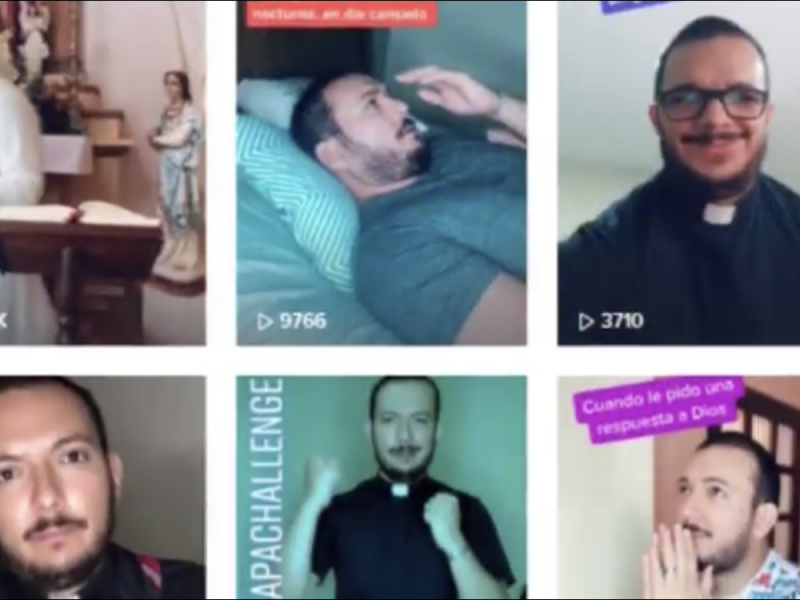 Sacerdote en Loreto predica la fe hasta con Tik Tok’s