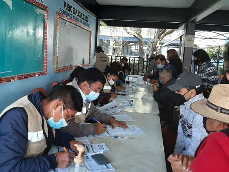 Saldo blanco en primer día de vacunación en San Cristóbal