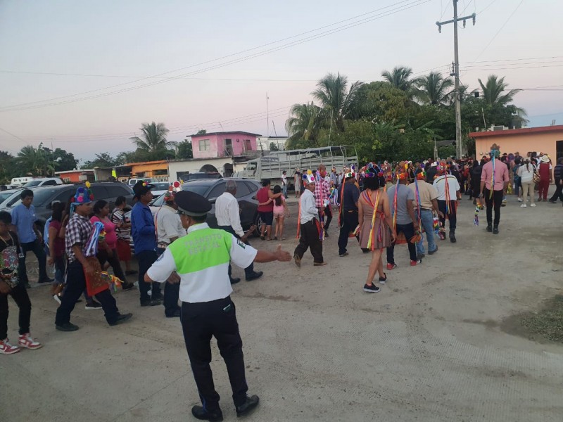 Saldo Blanco operativo vial Todos Santos en Tamiahua