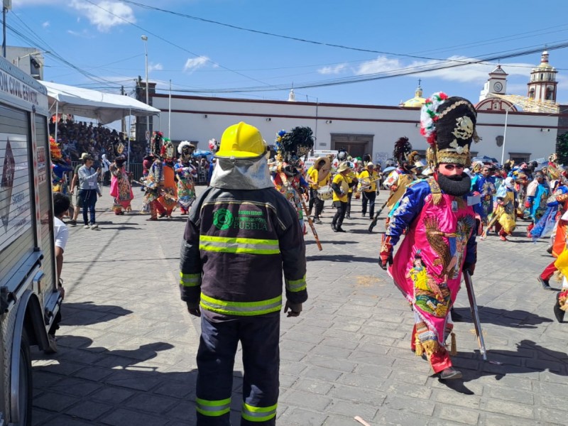 Saldo blanco por carnavales en Puebla