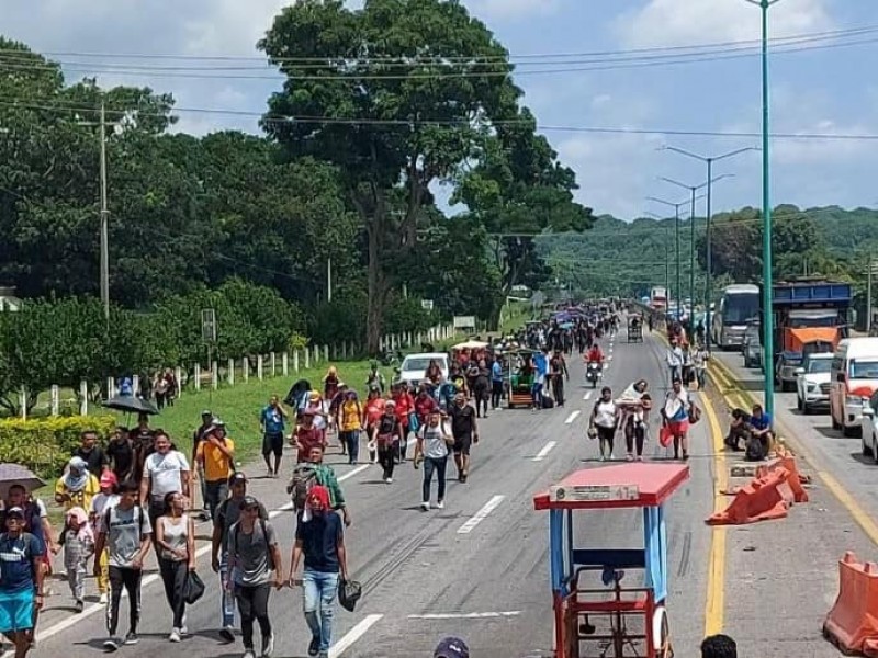 Sale nueva caravana migrante desde Chiapas