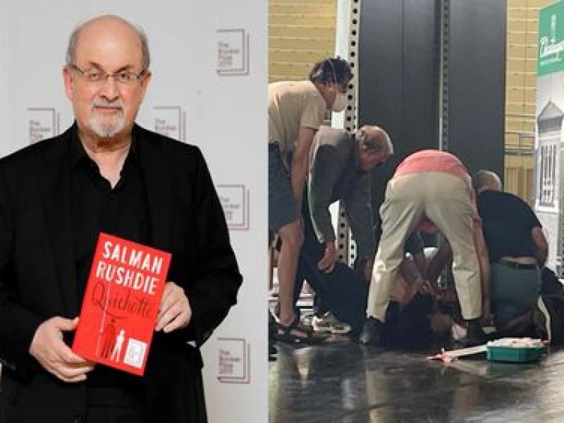 Fue atacado en Nueva York el escritor Salman Rushdie