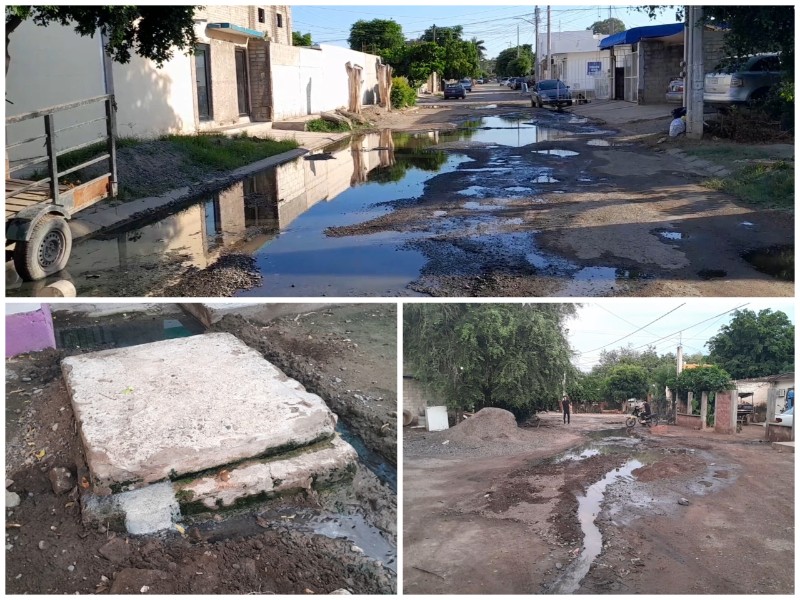 Salud bajo amenaza, colapso del drenaje sanitario hace crisis en Guasave