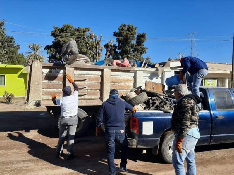 Salud en Guasave intensifica campaña descacharrización en poblados