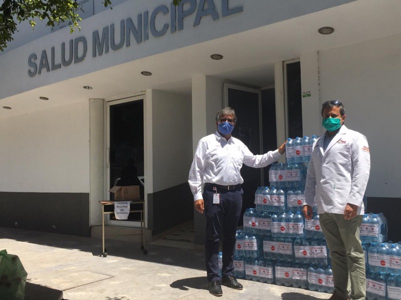 Salud Municipal recibe donativos para atender contingencia sanitaria