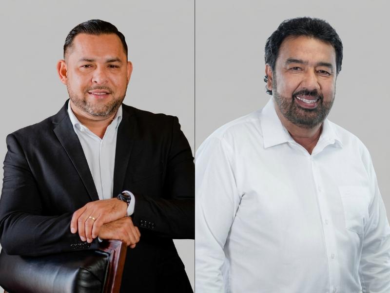 Samuel Borbón y Arturo Robles van por la reelección en 2027