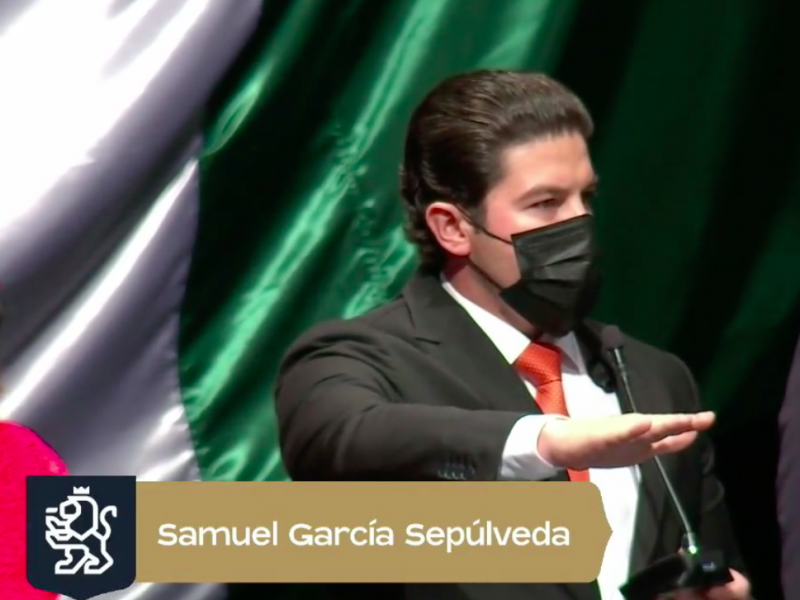 Samuel García rinde protesta como Gobernador de Nuevo León