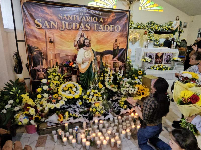 San Judas Tadeo reúne a fieles en romería en Durango