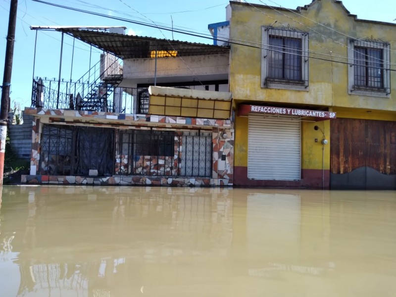 San Pedro Cholula más de 15 días bajo el agua