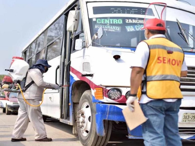 Sancionan a 500 unidades de transporte público; incumplen medidas sanitarias