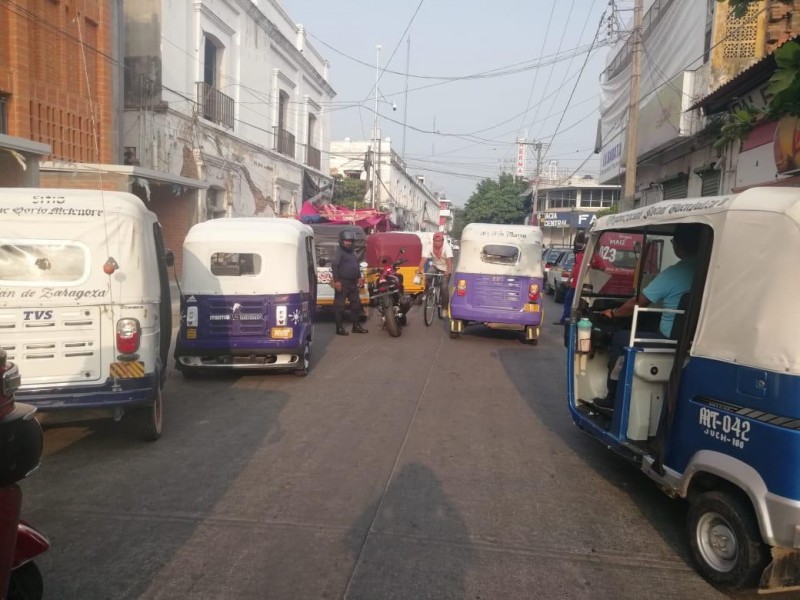 Sancionan a Mototaxis por ingresar al centro