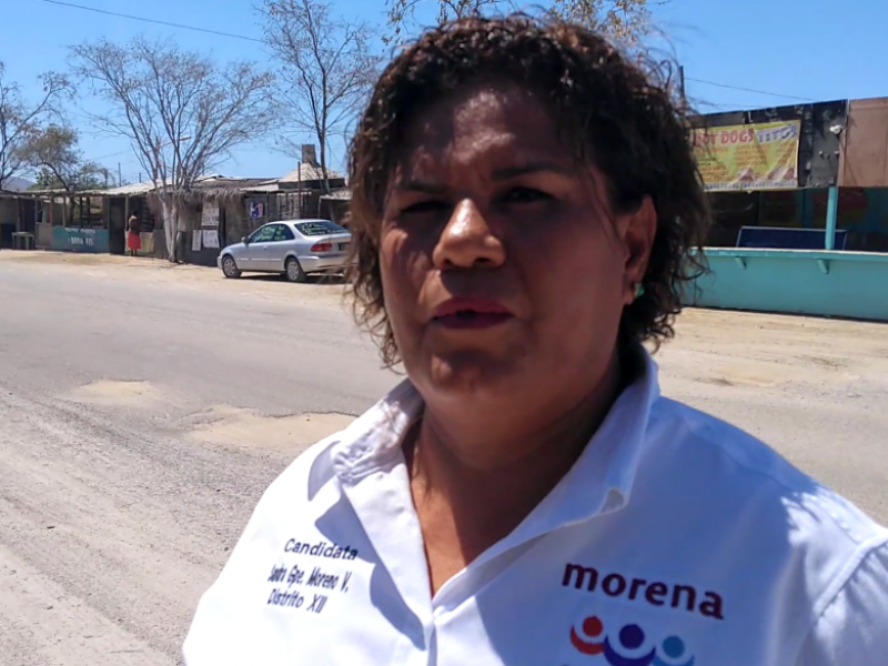 Sandra Moreno, candidata a diputada local por el distrito 12 de la coalición juntos haremos historia
