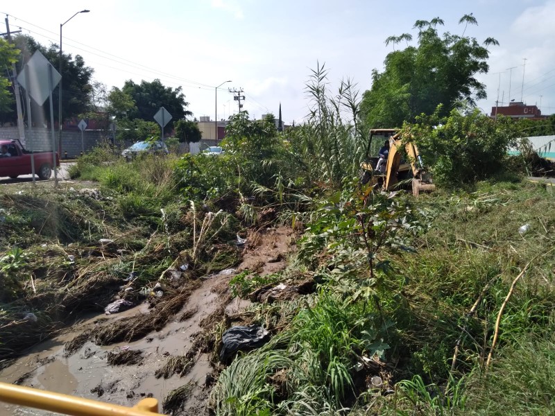 Saneamiento de dren urgente antes de temporada de lluvias