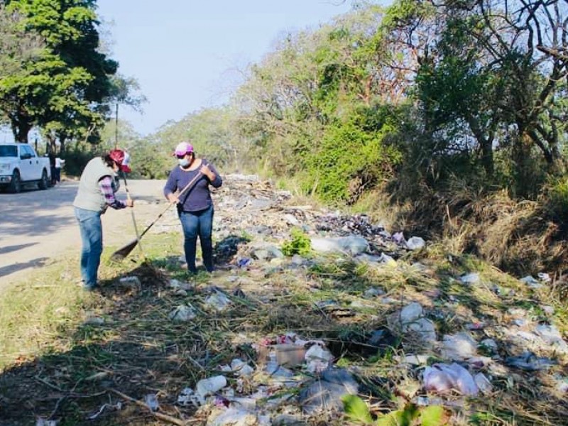 Sanean ruta a basurero municipal de Tantima