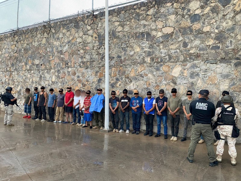 Santa Ana Sonora: 19 detenidos pertenecientes a un grupo criminal