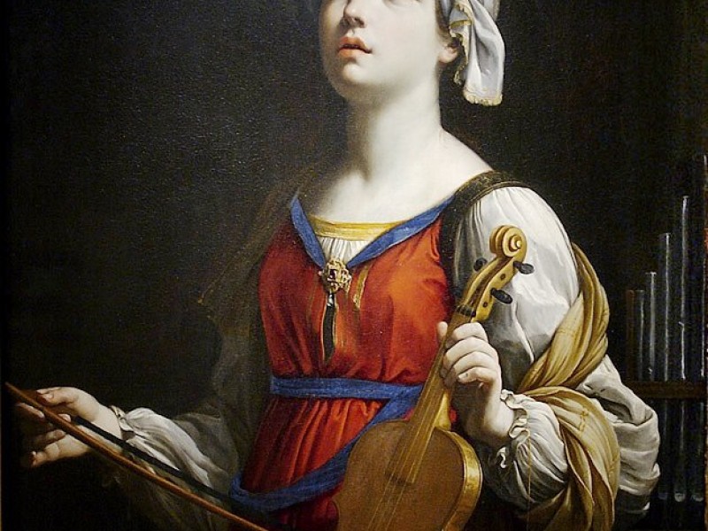 Santa Cecilia, patrona de los músicos y poetas