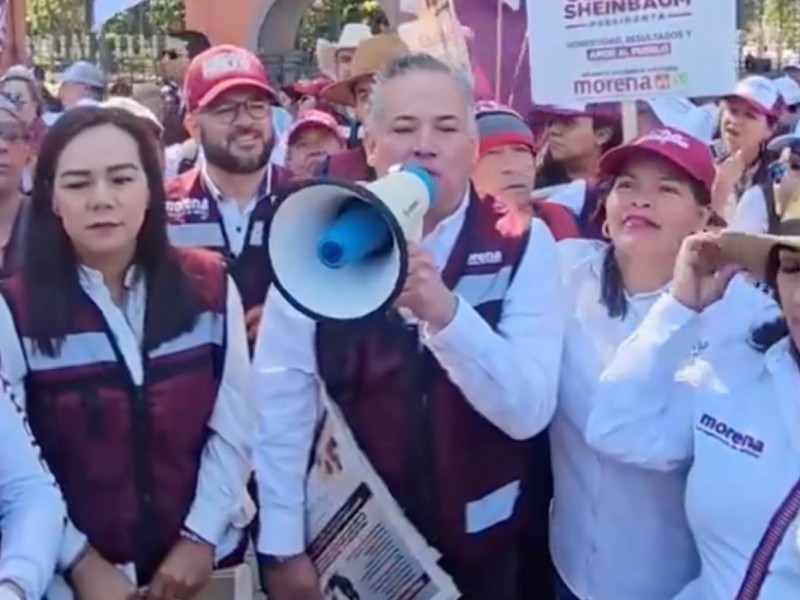 Santiago Nieto culpó a municipio durante mitin en Alameda