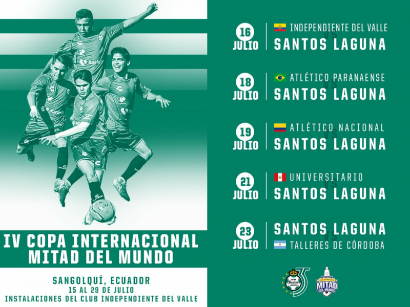 Santos Sub 17 asiste a torneo internacional