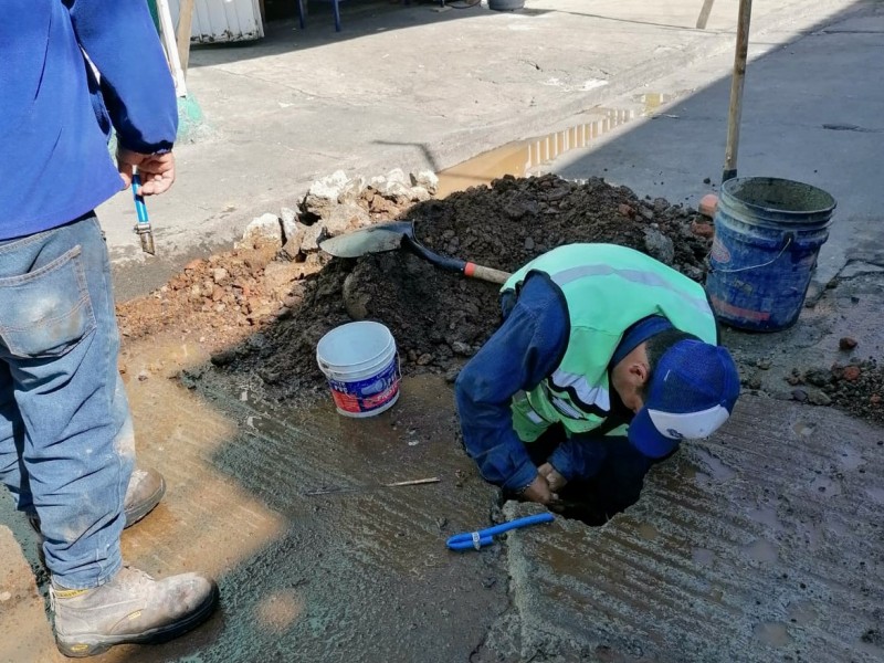 Sapaz atiende cerca de 3 fugas de agua diarias