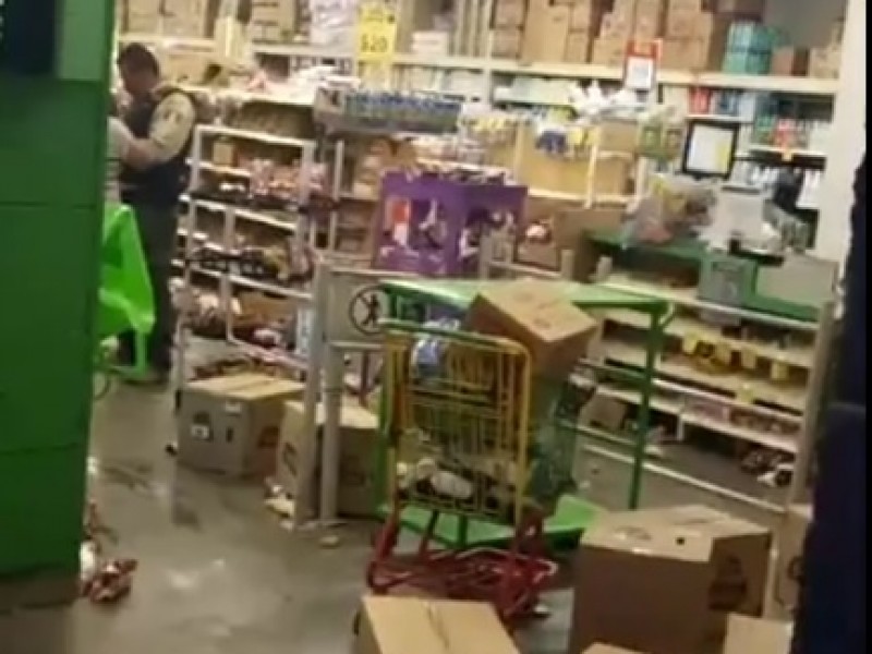 Saquean tienda en Tecamac para robar productos de limpieza