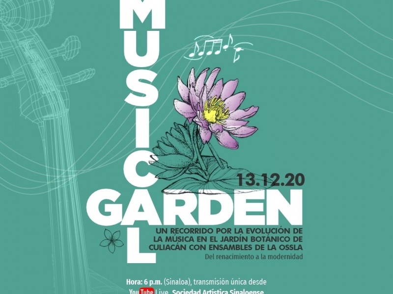 SAS invita al concierto virtual Musical Garden