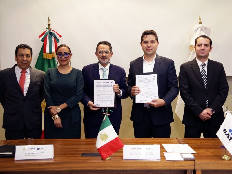 SAT y Profeco suscriben convenio de colaboración para asegurar transparencia