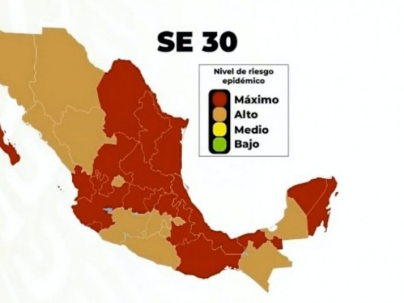 Se activa semáforo naranja, llaman a no bajar la guardia