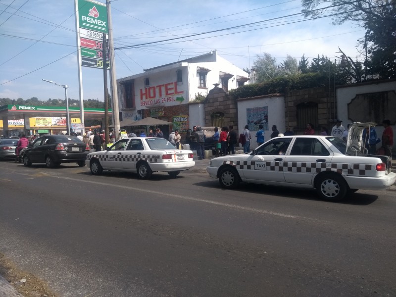 Se agudiza desabasto de gasolina en Tenancingo