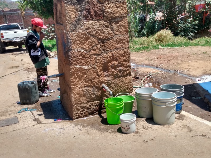 Se agudiza problema de desabasto de agua en La Cantera